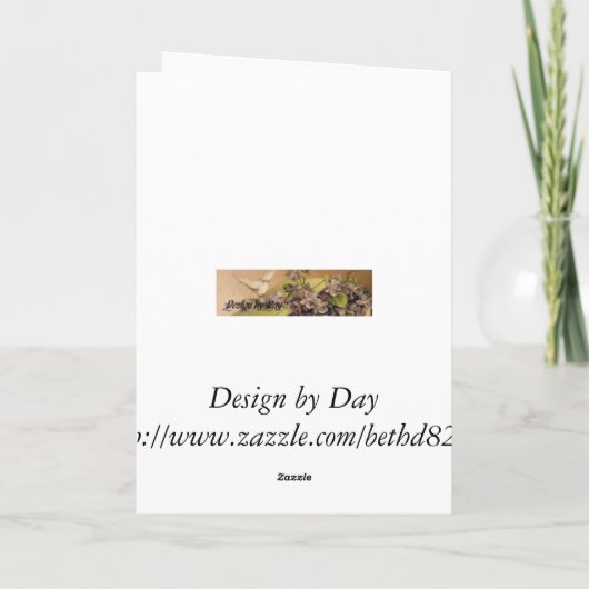 Hochzeits-Karte 5 Karte (Rückseite)