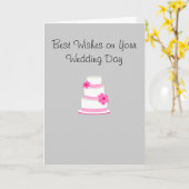 Hochzeits-Karte Karte (Gelbe Blume)