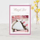 Hochzeits-Kleid Karte (Gelbe Blume)