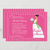 Hochzeits-KleiderBrautparty-Einladung Einladung (Vorne/Hinten)
