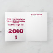 Hochzeits-Korb-Gruß Feiertagskarte (Innenseite)