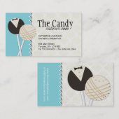Hochzeits-Kuchen-Pop-Geschäfts-Karten Visitenkarte (Vorne/Hinten)