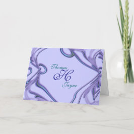 Hochzeits-Lavendel-Gemisch-Einladung irgendeine Einladung