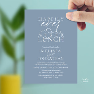 Hochzeits-Lunch-Einladungen, Elegantes Happy End Einladung