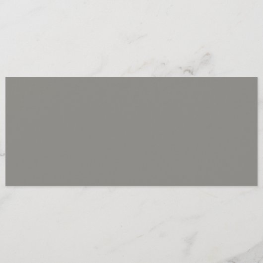 Hochzeits-Menü - Grau Menükarte (Rückseite)