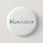 Hochzeits-Musiker-Knopf Button (Vorderseite)