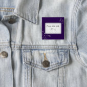 Hochzeits-Namensschild Button (Beispiel)