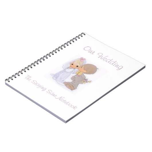 Hochzeits-Notizbuch Notizblock (Linke Seite)