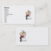 Hochzeits-Paare tue ich T - Shirts und Geschenke Visitenkarte (Vorne/Hinten)