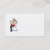 Hochzeits-Paare tue ich T - Shirts und Geschenke Visitenkarte (Rückseite)