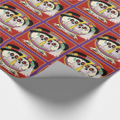 Hochzeits-Packpapier Los Novios Geschenkpapier (Ecke)