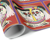 Hochzeits-Packpapier Los Novios Geschenkpapier (Rolleneckpunkt)