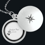 Hochzeits-Party-Geschenk-MusiknotenLocket Sterling Silberkette<br><div class="desc">Herrlicher Locket mit Informationen nach innen. Dieses wird speziell für die Musiker- oder Musikthemahochzeit/Gelegenheit gemacht. Verfügbar in einer Vielzahl der Preisspannen,  die es einfach machen,  damit Sie das rechte für Ihr Hochzeitsbudget finden.</div>