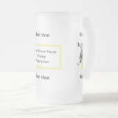 Hochzeits-Party-Glasbier-Tasse Mattglas Bierglas (VorderseiteRechts)