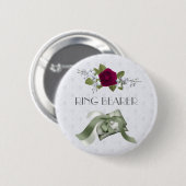 Hochzeits-Party-Knopf-Ring-Träger Button (Vorne & Hinten)