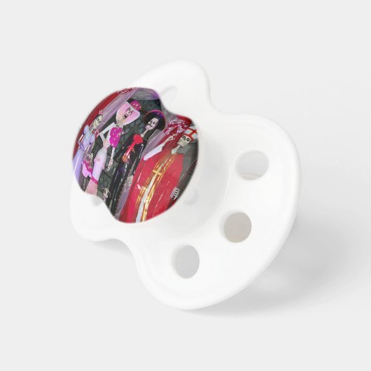 Hochzeits-Party Schnuller (vorn Rechts)