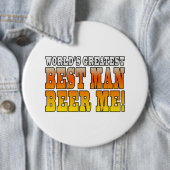 Hochzeits-Partys-Bevorzugungen: Weltbester Button (Beispiel)