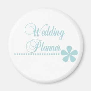 Hochzeits-Planer-aquamarine Eleganz Magnet