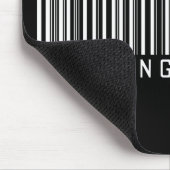 Hochzeits-Planer-Bar-Code Mousepad (Ecke)