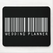 Hochzeits-Planer-Bar-Code Mousepad (Vorne)