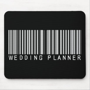 Hochzeits-Planer-Bar-Code Mousepad