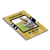 Hochzeits-Planer-Notizbuch-Fotozebra-Gelb Notizblock (Rechte Seite)