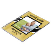 Hochzeits-Planer-Notizbuch-Fotozebra-Gelb Notizblock (Linke Seite)