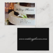 Hochzeits-Planer Visitenkarte (Vorne/Hinten)