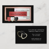 Hochzeits-Planer-Visitenkarte Visitenkarte (Vorne/Hinten)