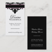 Hochzeits-Planer-Visitenkarte Visitenkarte (Vorne/Hinten)