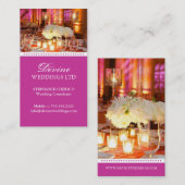 Hochzeits-Planer-Visitenkarte Visitenkarte (Vorne/Hinten)