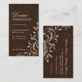 Hochzeits-Planer-Visitenkarte Visitenkarte (Vorne/Hinten)