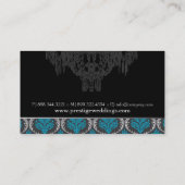 Hochzeits-Planer-Visitenkarte Visitenkarte (Rückseite)