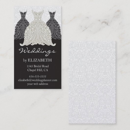 Hochzeits-Planer-Visitenkarten Visitenkarte (Vorne/Hinten)