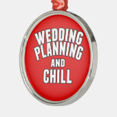 Hochzeits-Planung und Schauer Ornament Aus Metall (Links)