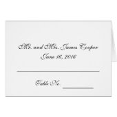 Hochzeits-Platzkarten (Vorderseite (Horizontal))