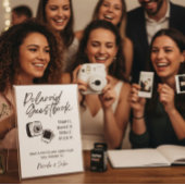 Hochzeits-Polaroid-Foto-Gästebuch Poster