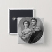 Hochzeits-Porträt ihrer königlichen Hoheiten Button (Vorne & Hinten)