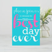 Hochzeits-Proben-Abendessen-Einladung Einladung (Stehend Vorderseite)