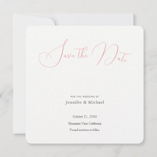 Hochzeits-Profi Minimalistisch Schlicht Modern Save The Date