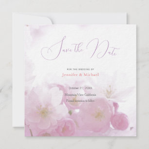 Hochzeits-Profi Minimalistisch Süß Floral Save The Date