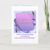 Hochzeits-Programm (Bifold Entwurf mit Foto) Programm (Rückseite)