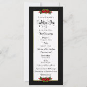 Hochzeits-Programm, Rosen-Sammlung Einladung (Vorderseite)