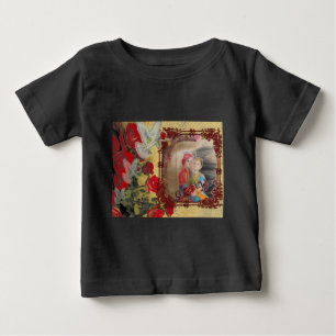 Hochzeits-Puppen-Porträt Grafik-Kunst-Druck Baby T-shirt