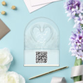 Hochzeits-QR-Code-Acryleinladung Acryleinladungen (Insitu (Hochzeit))