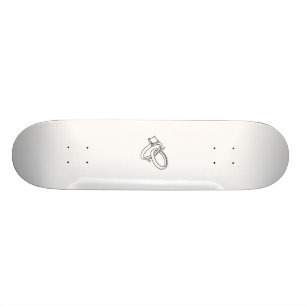 Hochzeits-Ringe/Verlobungs-Ringe Skateboard