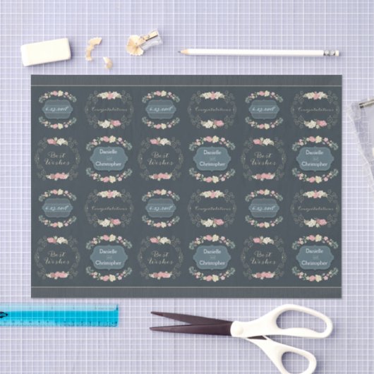 Hochzeits-Rosen-Seidenpapier Seidenpapier (Handwerk)