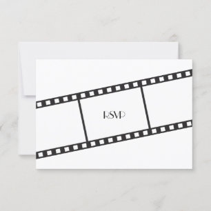 Hochzeits RSVP Antwort Einladung Filmstreifen