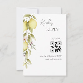Hochzeits-RSVP-Karte Olivenhain RSVP Karte