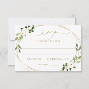 Hochzeits-RSVP mit Essensauswahl und Lieblingslied RSVP Karte